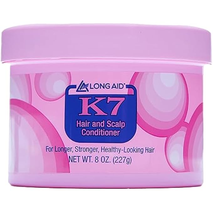Long Aid LONG-AID K7 HAIR AND SCALP CONDITIONER - 8 OZ CONDITIONER - Image 1
